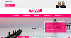 Desktop Screenshot of leserreisen.berliner-abendblatt.de